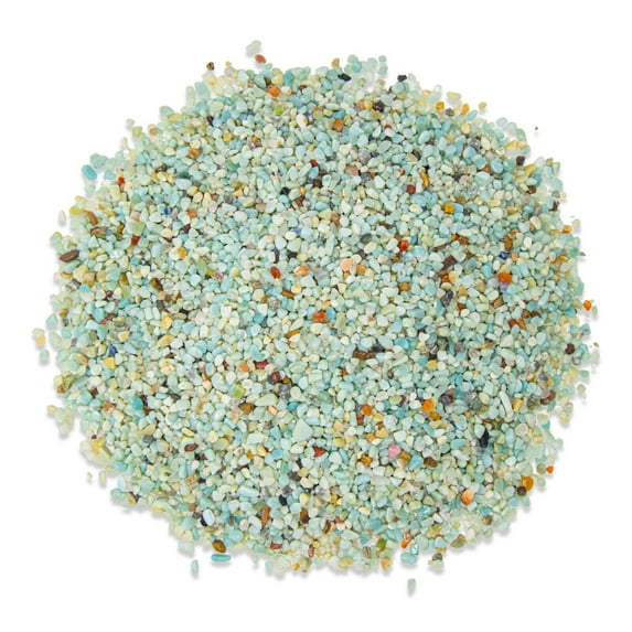 1/2 Pound - 1 Pound Tumbled Crystal Chips Bulk Gemstone Undrilled Beads Natural Stones Healing Crystals Crushed Chunked Crystal Pieces Loose Beads, for Jewelry Making Decor DIY Crafts Irregular Chips