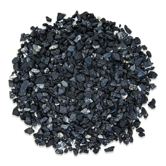 1/2 Pound Tumbled Tourmaline Crystal Chips Bulk Gemstone Undrilled Beads Natural Stones Healing Crystals Crushed Chunked Crystal Pieces Loose Beads, for Jewelry Making Decor Crafts Irregular Chips