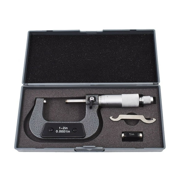 1-2" Precision Outside Micrometer 0.0001" Carbide Tipped