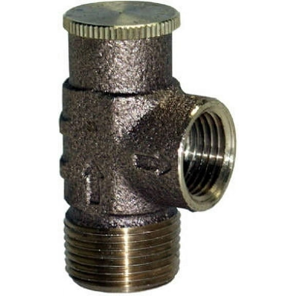 1/2" Pressure Relief Valve Preset At 75 PSI Protects Tank Systems From, Each