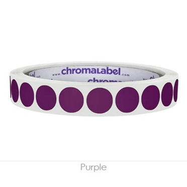 1/2" Removable Round, Color-Code Dots: 1,000/Roll
