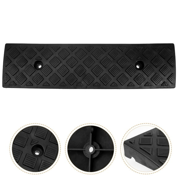 1.2" Rise Rubber Threshold Ramp, 20" Wide Wheelchair Ramp, 330Lbs Capacity, Entry Ramp
