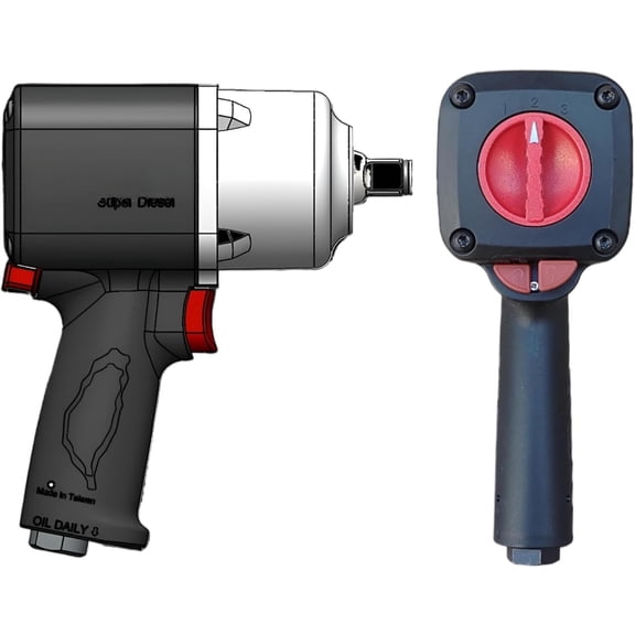 1/2" SUPER Diesel air impact wrench