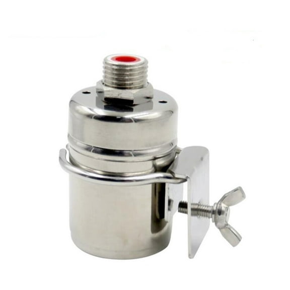 1/2" SUS304 Floating Ball Valve Flow Sensor, Automatic Shut OFF-ON Float Valve Water Level Control Swtich For Cooktop