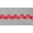 thumbnail image 1 of 1/2" Satin Medium Ric Rac Trim Color: Hot Pink - 30 Yards, 1 of 1