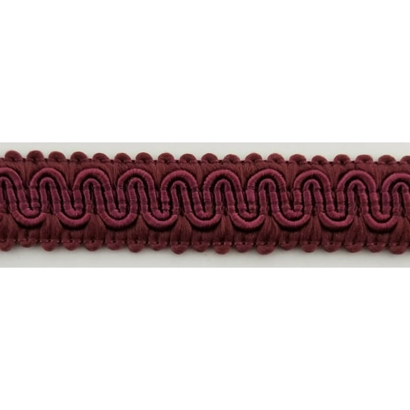 1/2" Scroll Braid Gimp w/ Backing - 12 Continuous Yards - Many Color Options!