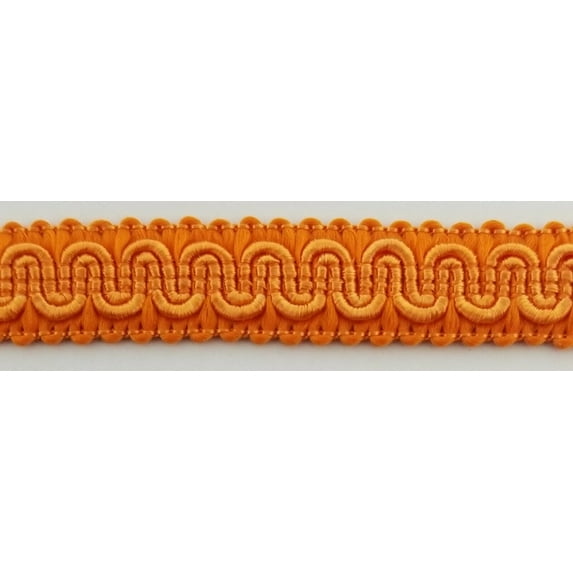 1/2" Scroll Braid Gimp w/ Backing - 12 Continuous Yards - Many Color Options!