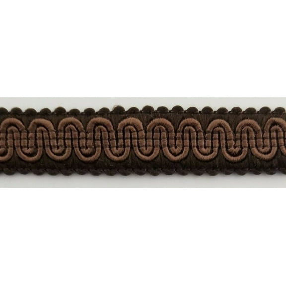 1/2" Scroll Braid Gimp w/ Backing - 12 Continuous Yards - Many Color Options!