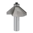thumbnail image 1 of 1/2'' Shank 7/8'' Cutting Length Ball Bearing 45 Degree Chamfer Router Bit, 1 of 5