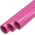thumbnail image 1 of 1/2" Size Furniture Grade PVC Pipe, 40", Pink (3-Pack), 1 of 2