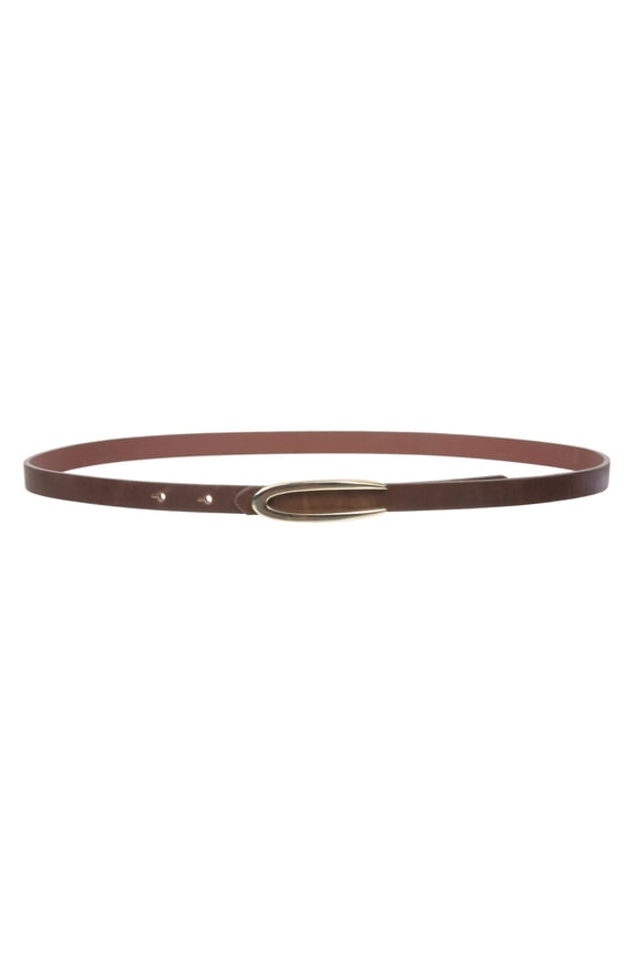 1/2" Skinny Faux Leather Fashion Belt