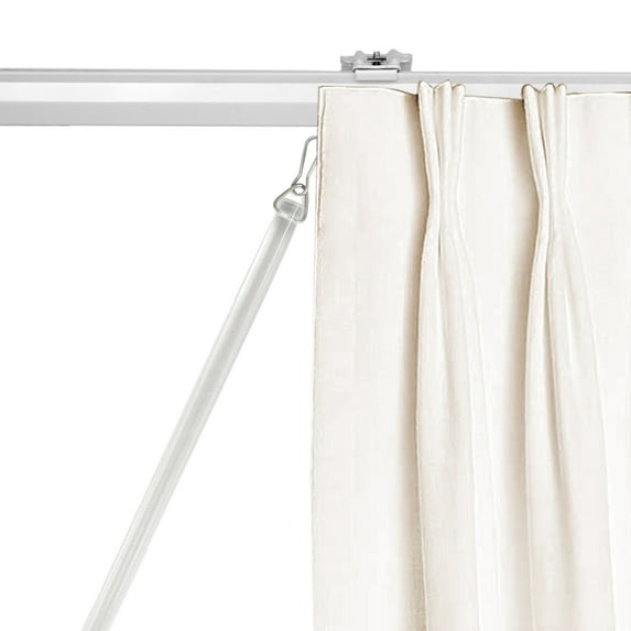 1/2" Smooth Clear PVC Baton with Metal Snap - 36 inch