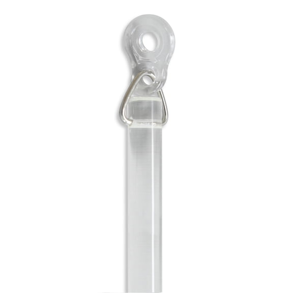 1/2" Smooth Handicap Baton with Metal Snap - 72"