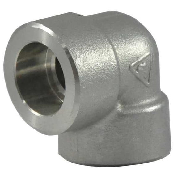 Manufacturer Varies 1/2" Socket Weld 316 SS 90 Degree Elbow 2UB25
