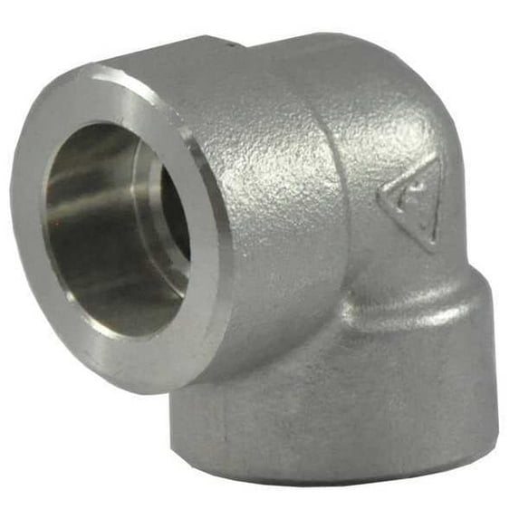 Manufacturer Varies 1/2" Socket Weld 316 SS 90 Degree Elbow 2UB25