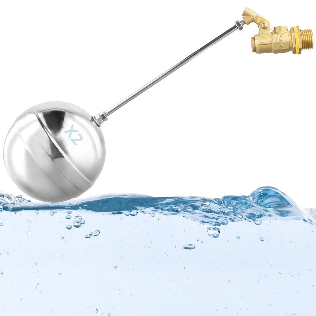 1/2" Stainless Steel Float Ball Valve, Water Trough Float Valve, DN15 Floating Ball Valve Switch