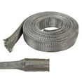 thumbnail image 1 of 1/2" Tinned Copper Metal Braided Sleeving - 10 Feet, 1 of 1