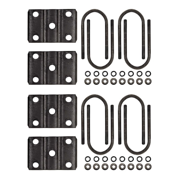 1/2" Trailer U-bolt kit for 3" Tube 5200 - 7000 lb Axles, Set (2 pc)