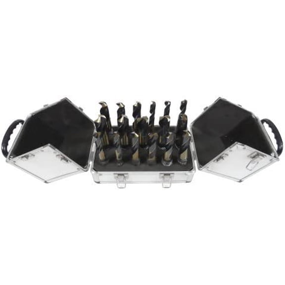 1/2 Tri-Shank Silver and Deming Drill Bit Set (17 Piece)