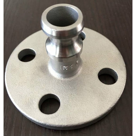 1/2" Type F 304 Stianless Steel Flange Camlock Fitting Cam and Groove Coupler Quick Connector