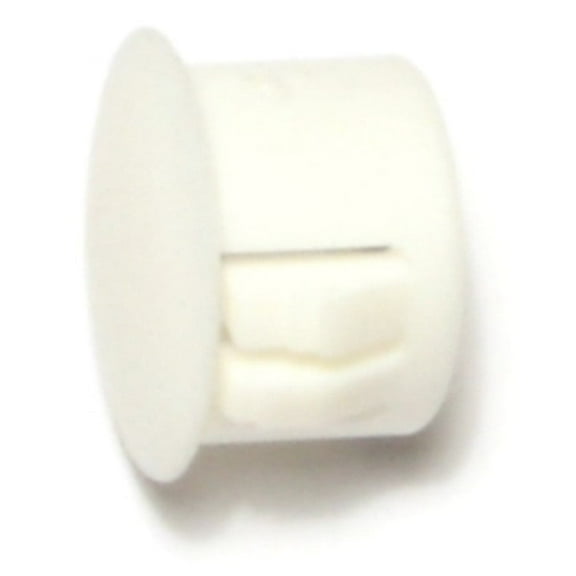 1/2" White Nylon Plastic Flush Head Hole Plugs HPN-048 (12 pcs.)