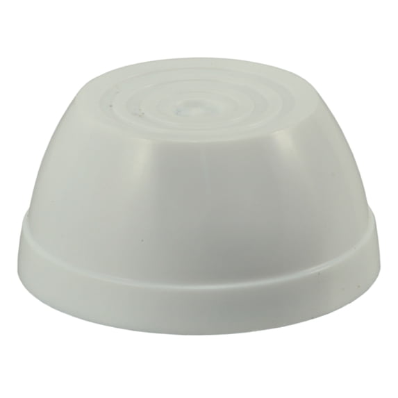 1/2" White Plastic Push Nuts (8 pcs.)