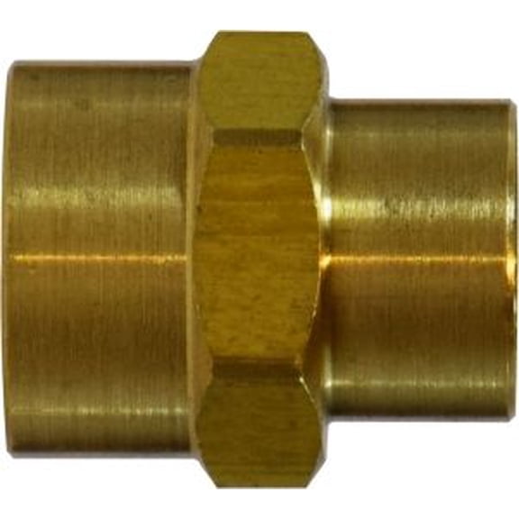 1/2 X 1/4 FIPxFIP Lp Bs Coupling, Pipe, Brass Fittings