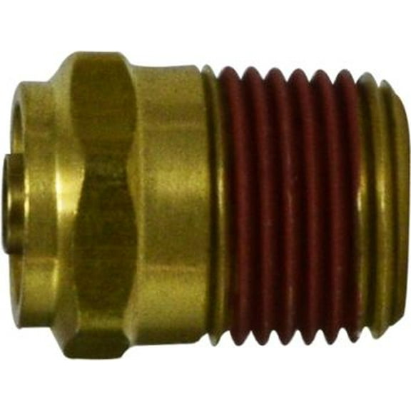 1/2 X 1/4 Push-In X MIP D.O.T. Adapter, D.O.T. Push In, Brass Fittings