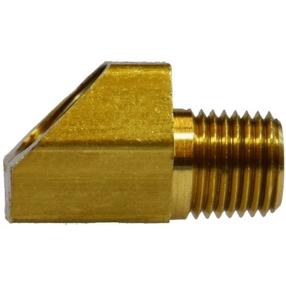 1/2 X 3/8 Female Inverted Flare X MIP 45 Elb, Inverted Flare, Brass Fittings