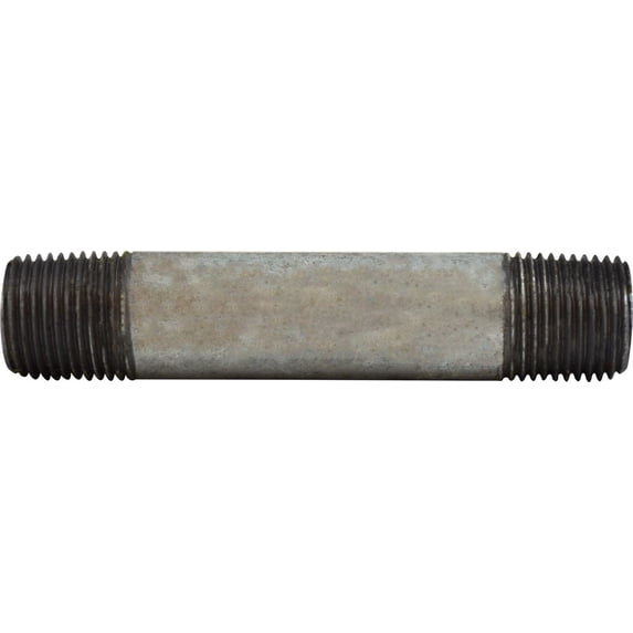 1/2 X 3 Galvanized Steel Nipple, Galvanized Sch 40 Steel Nipples, Nipples and Fittings