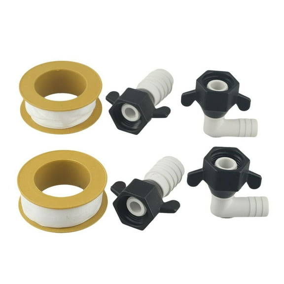 1/2"X14 NPTx1/2" Barb Elbow And Straight Swivel Adapter RV Water Pump Fittings Secure And Leakproof Connection Accessories