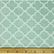 1/2 Yard - Medallion Mint Green Cotton Duck Upholstery Fabric Great for Quilting, Sewing, Craft Projects, Throw Pillows & More 1/2 Yard X 44" Wide