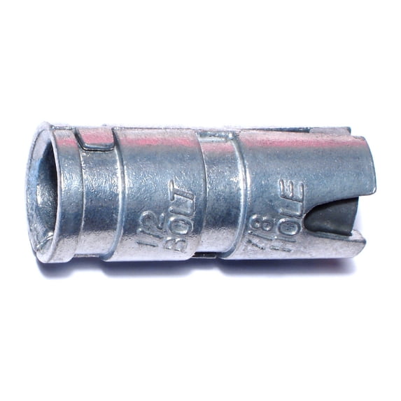 1/2" Zinc Plated Steel Single Expansion Shields ESAS-112 (25 pcs)