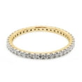 thumbnail image 1 of AFFY Moissanite Diamond Full Eternity Stackable Band Ring For Women in 10K Solid Yellow Gold-7, 1 of 7