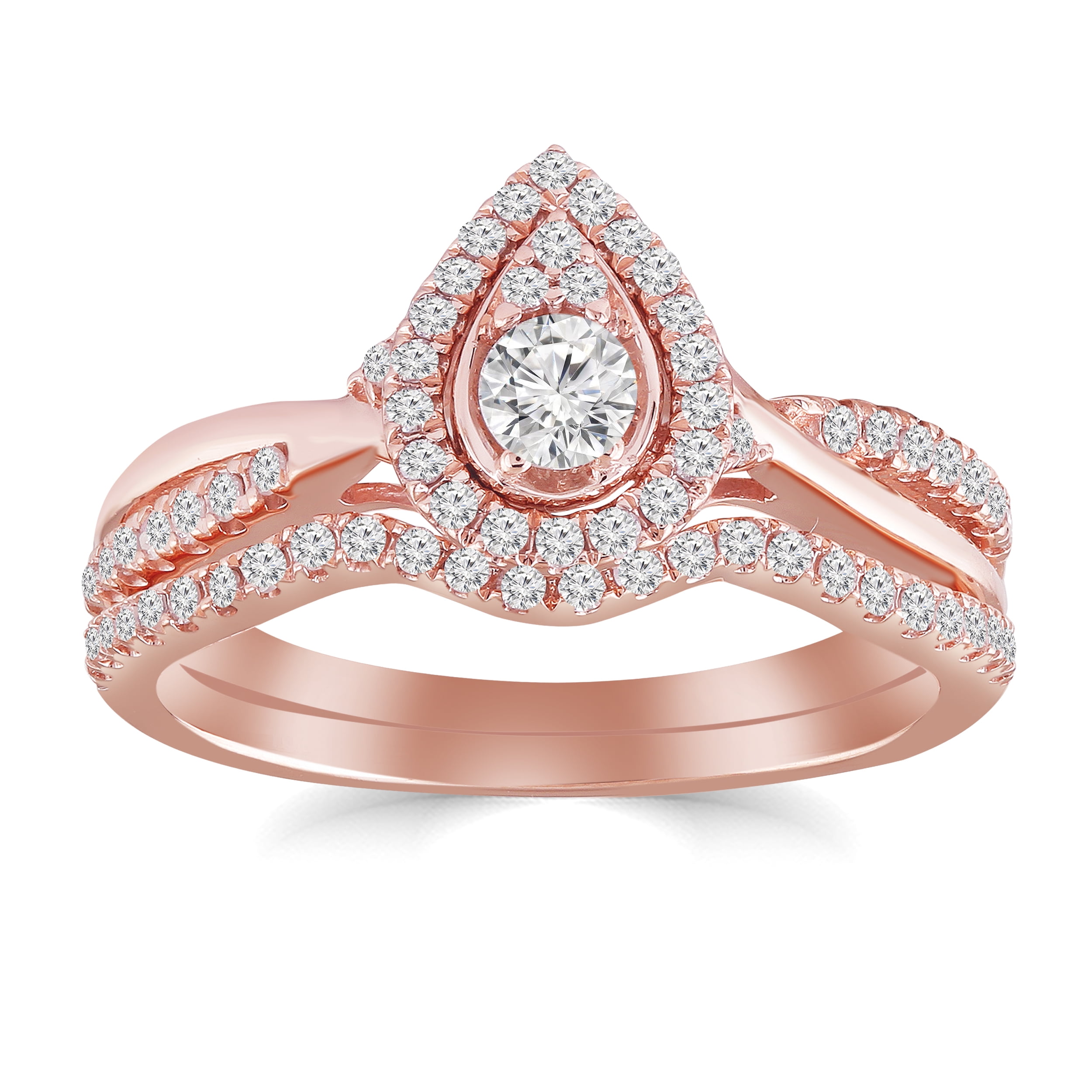 Walmart pear shaped ring sale