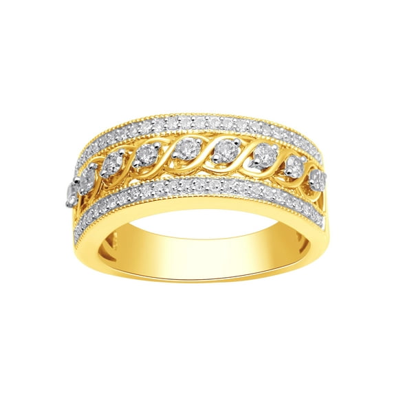 1/2 cttwDiamond 10KYG Band RING