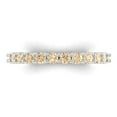 thumbnail image 1 of 1.2 ctw Wedding Band for Women - 14K White Gold Natural Morganite Stackable Eternity Ring, 1 of 6