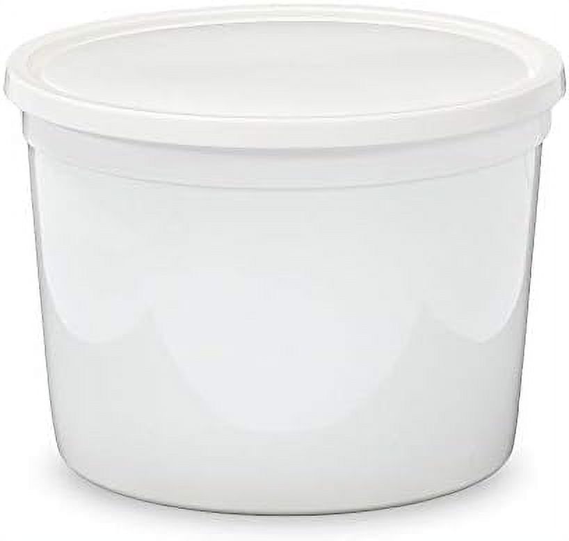 1 2 Gallon 64 Oz Food Storage Containers With Lids Freezer And 
