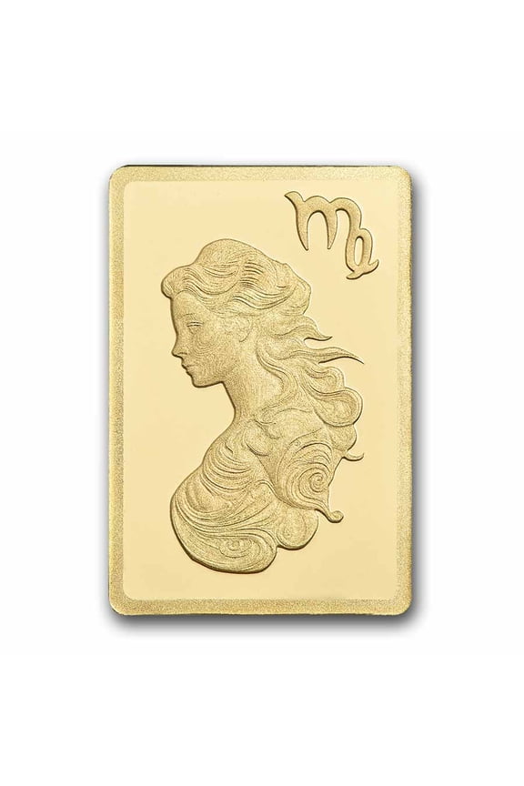 1/2 gram Gold Bar - PAMP Suisse Zodiacs: Virgo