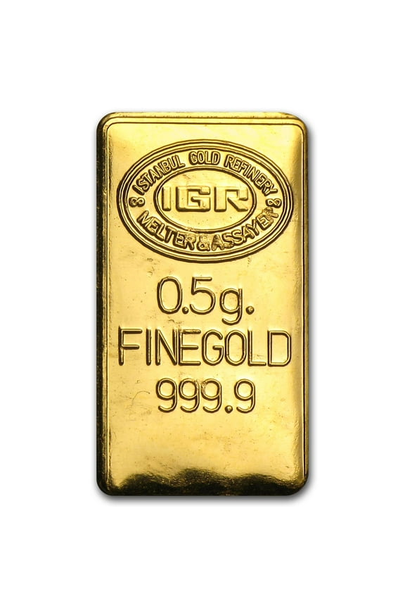 1/2 gram Gold Bar - Secondary Market