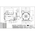 thumbnail image 1 of 1/2 hp 1725 RPM 48 Frame 115/208-230V Open Drip Leeson Electric Motor # E100338, 1 of 1