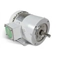 thumbnail image 1 of 1/2 hp 1725 RPM 56C Frame TENV 208-230/460V Wash Down Duty Leeson Electric Motor # 113586, 1 of 1