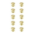 thumbnail image 1 of 1.2 in. Dia. Kaid Multipack Mushroom Knob, Brushed Gold - Pack of 10, 1 of 2