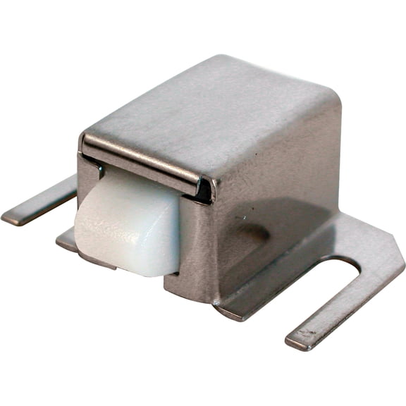 1/2 in. x 1-5/16 in., Stainless Steel with Plastic Tip, Shower Door Catch