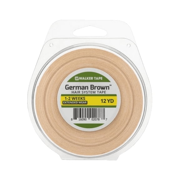 1/2 in x 12 yds German Brown  Tape Roll by Walker Tape Co.