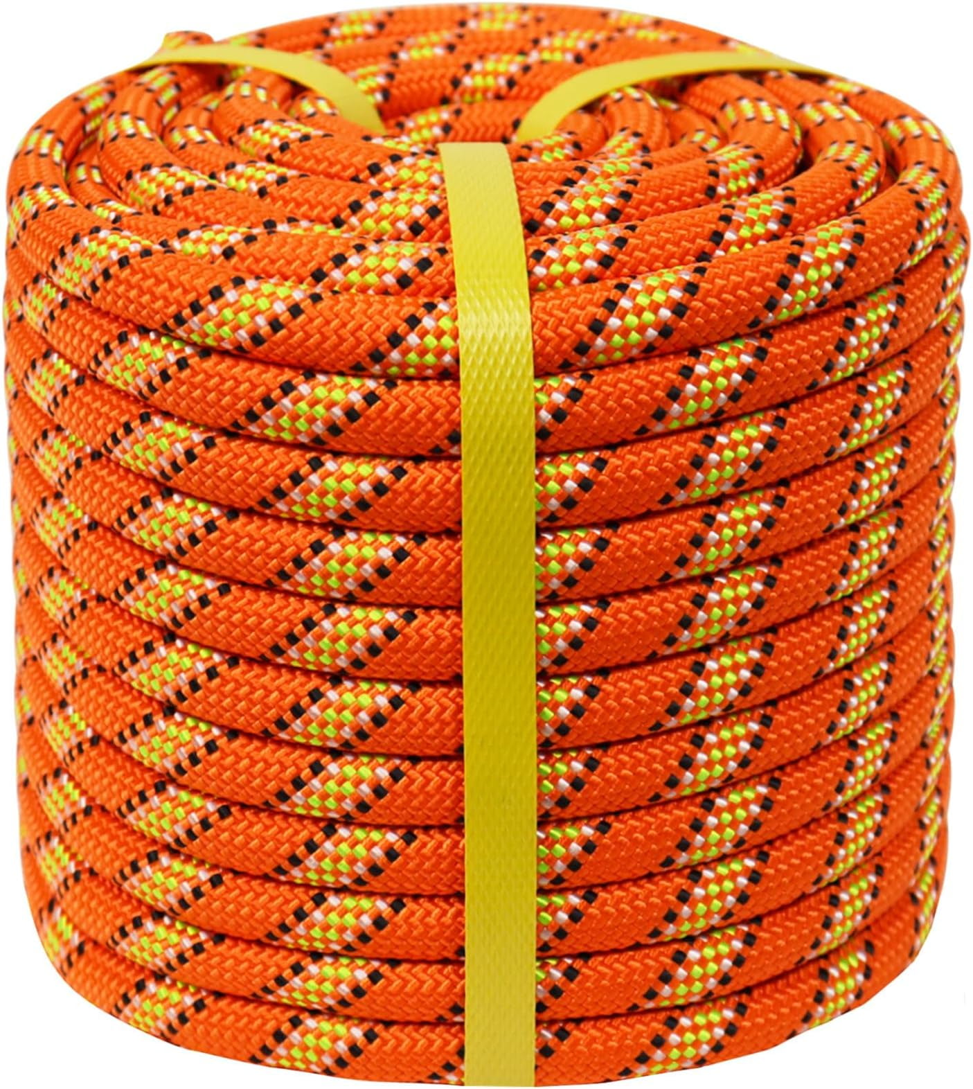 1/2 in x 50 ft Double Braid Polyester Arborist Rigging Rope, 48 Strands ...