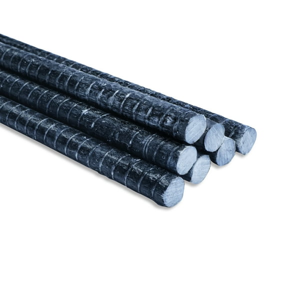 1/2 in. x 72 in. #4 Black Nature Surface FRP Rebar (6-Pack)