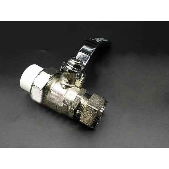 1/2 inch 3/4 inch 1 inch PPR valve Copper Double ball valves Hot-melt ppr pipe fittings aluminum tube connector