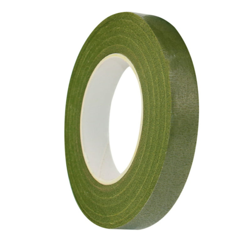 12 Pcs Floral Tape Florist Stem Wrap Green Tape For Bouquet Flowers And  Crafts Making