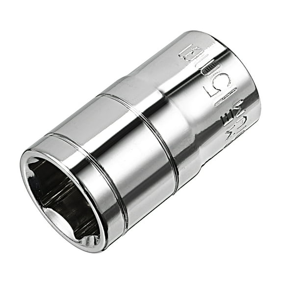 Unique Bargains 1/2-inch Drive 15mm 6-Point Shallow Socket, Cr-V